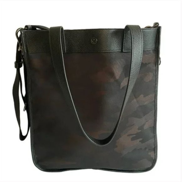 lululemon athletica Handbags - Lululemon Now And Always Tote 15L Camo Bronze And Black
